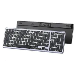 UGREEN Ultra Slim Wireless Keyboard | Compact Bluetooth & 2.4GHz Wireless Keyboard for Windows, Mac, iPad & Android