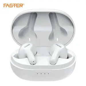 Faster S50 Buds Wireless Earbuds – ANC Noise Cancellation, IP5X Water Resistant, Game Mode, Up to 150 Hrs Standby