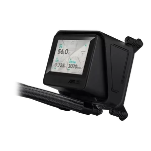 AYW Gaming LC 360 ARGB LCD Black 360mm AIO Liquid CPU Cooler 2.4” IPS LCD Display PWM ARGB High Performance Intel AMD Support Gaming Cooler