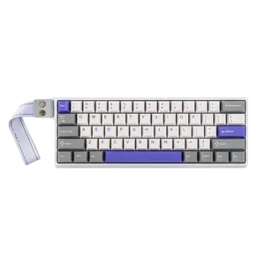 AULA Win60 HE MAX White + Grey + Blue Wing Chun Magnetic Switch Mechanical Gaming Keyboard