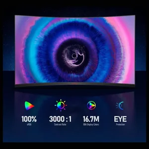 KOORUI 32E6QC 32 Inch Curved Gaming Monitor – QHD IPS/VA, 170Hz, 1ms MPRT, 1500R Curved, Adaptive Sync, Black