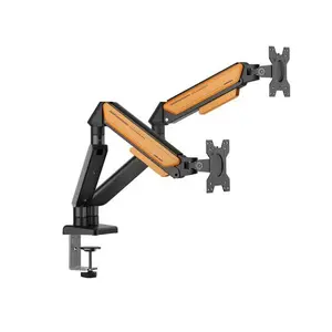 AndaSeat Stealth II Duo Dual Monitor Arm – Black & Orange