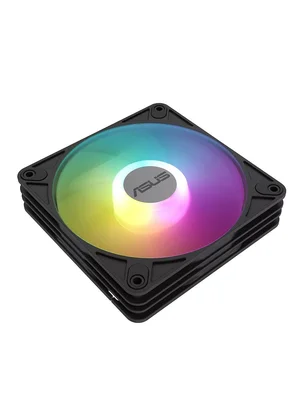 ASUS AR120 ARGB PWM 120mm Cooling Fan High Airflow Silent RGB Case Fan Aura Sync Compatible
