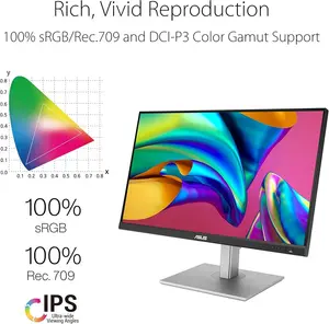 ASUS ProArt PA278CV 27" 2K QHD Professional Monitor - 75Hz Adaptive-Sync