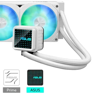 ASUS PRIME LC 360 ARGB White 360mm AIO Liquid CPU Cooler PWM ARGB High Performance Cooling for Intel & AMD