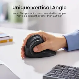 UGREEN Multi-Mode Vertical Wireless Mouse | Ergonomic Bluetooth & 2.4G