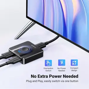 UGREEN 2 In 1 Out HDMI Switcher 4K 60Hz Video Switch Box for TV Monitor