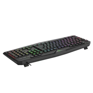T-Dagger Submarine Wireless TGK206 Gaming Keyboard 104 Membrane Key RGB Multimedia Backlit Keyboard