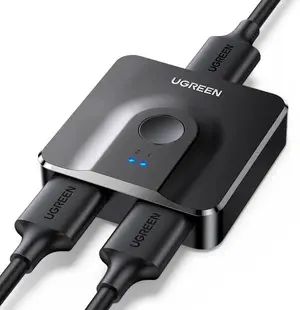 UGREEN 2 In 1 Out HDMI Switcher 4K 60Hz Video Switch Box for TV Monitor