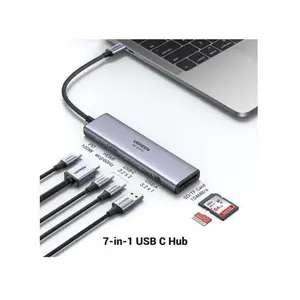 UGREEN 7-in-1 USB-C Hub 4K HDMI Multiport Adapter 100W PD 2x USB-C