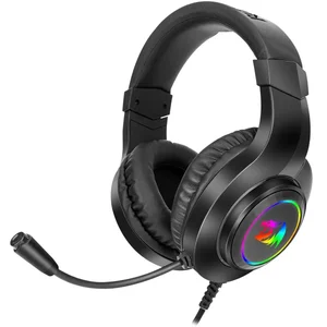 Redragon HYLAS H260 RGB Wired Gaming Headset with Noise Cancelling Microphone | 50mm Stereo Gaming Headphones for PC, PS5 & Xbox