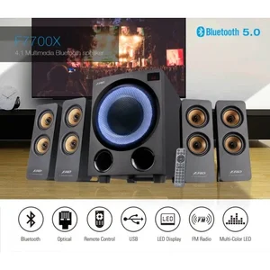 F&D F7700X 5.1 Channel Multimedia Speaker System with Bluetooth & Powerful Woofer