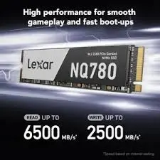 Lexar NQ780 4TB NVMe M.2 2280 Gen4 Internal SSD – Up to 7000 MB/s Read Speed