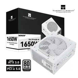 Thermalright AT 1650W Titanium Fully Modular White ATX 3.1 Power Supply (80+ Titanium PSU)