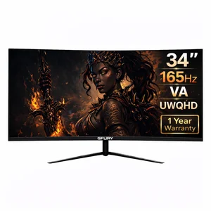 GFURY ECLIPSE 34” Curved Gaming Monitor UWQHD 3440x1440 165Hz VA Panel Ultrawide 2K+ Borderless High Refresh Rate Monitor DP HDMI Type-C USB Pakistan