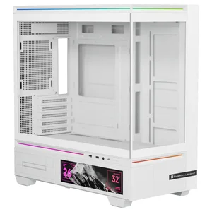 Thermalright TL-M10 Vision LCD Micro ATX Case White with 4 ARGB Fans