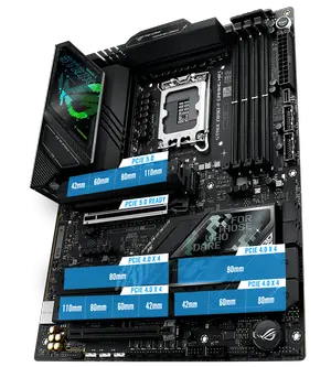 ASUS ROG STRIX Z890-F GAMING WIFI ATX Motherboard – LGA1851, DDR5, WiFi 7, PCIe 5.0, Thunderbolt 4, Premium Intel Core Ultra Gaming Board