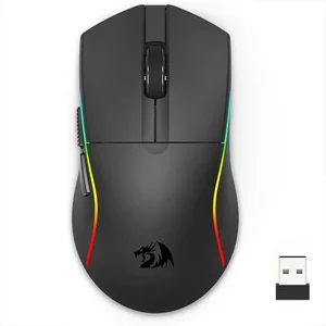Redragon Deicide Basic M816 RGB Wired Gaming Mouse – 4000 DPI Optical Sensor, Ultra Lightweight RGB Gaming Mouse, 5 Programmable Buttons, USB-C Gaming Mouse