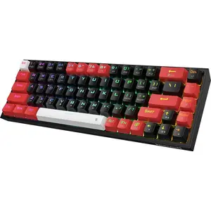 Redragon IRELIA PRO K658 PRO RGB Wireless Mechanical Gaming Keyboard – Tri-Mode Bluetooth, 2.4GHz & USB-C Wired Keyboard with Hot-Swappable Switches