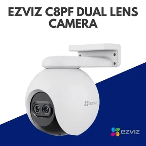 EZVIZ C8PF 2MP Full HD Dual-Lens Outdoor WiFi Security Camera – 340° Pan & 80° Tilt, 8× Hybrid Zoom, AI Human Detection