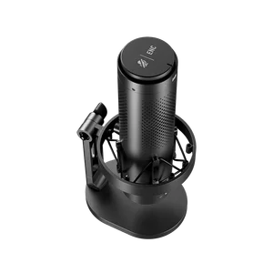 BOYA BY-K9 RGB USB Microphone – USB Type-C/Type-A, 48kHz/24-bit, 3-Pattern Condenser Mic, Noise Cancellation