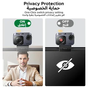 UGREEN AI-Powered 2K FINE Webcam – Smart Auto-Framing HD Camera with AI Tracking for PC & Laptop
