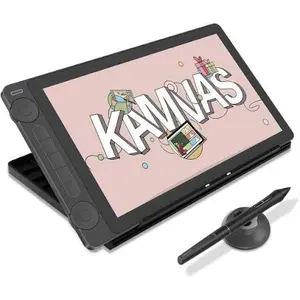 Huion Kamvas 13 (Gen 3) Pen Display with Stand – 13.3" Fully Laminated Screen, PenTech 4.0, 16384 Pressure Levels