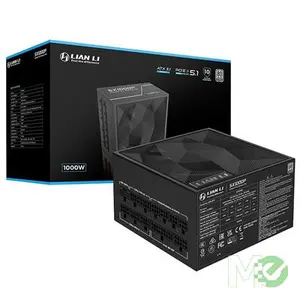 Lian Li SX1000P SX Platinum 1000W 80 Plus Platinum Power Supply – Black, UK, High-End Gaming PSU