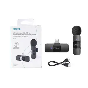 BOYA BY-V1 Wireless Microphone – Single, For iOS