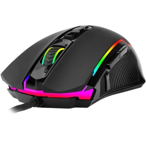Redragon Ranger M910 Wired RGB Gaming Mouse – 12400 DPI Optical Sensor, 9 Programmable Buttons, Ergonomic RGB Gaming Mouse for FPS, MOBA & Esports