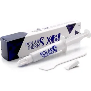 Thermal Grizzly Polartherm X-8 40 Gram CPU Thermal Paste – High Thermal Conductivity, Non-Conductive, Bulk Size
