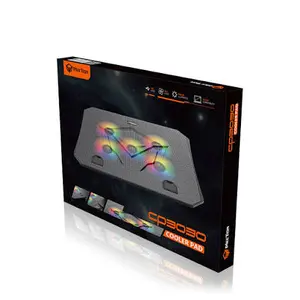Meetion CP3030 Laptop Cooling Pad – Five Fan RGB Backlight, USB Wired