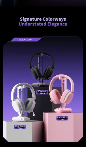 AULA G7 Wireless Gaming Headset White