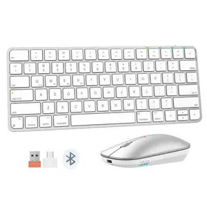 Meetion iKey C210 Black 2-in-1 Wireless Keyboard & Mouse Combo – Scissor Switch, 78 Keys, Dual Mode