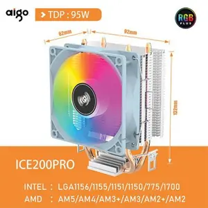 GFURY CW11 NERO N-200 CPU Air Cooler – High Performance RGB CPU Cooling Fan for Intel & AMD
