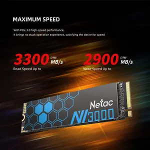 Netac NV3000 2TB NVMe M.2 2280 Internal SSD – 3300 MB/s Read Speed