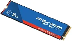 WD Blue SN5100 2TB NVMe Gen4 Internal SSD – 7100 MB/s Read Speed