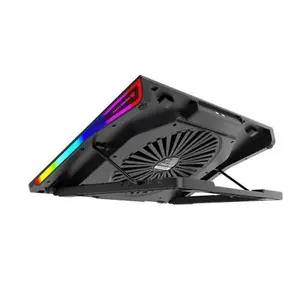 Meetion CP5050 Laptop Cooling Pad – Big Fan RGB Backlight, USB Wired