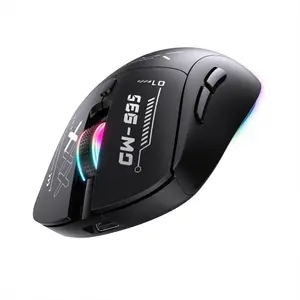 ONIKUMA CW935 Black Tri-Mode Wireless Gaming Mouse - 12800 DPI, Lightweight 79g, RGB