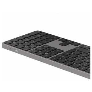 Meetion iKey K230 Black Multi-Device Bluetooth Keyboard – Scissor Switch, 108 Keys, Mac/Win Compatible