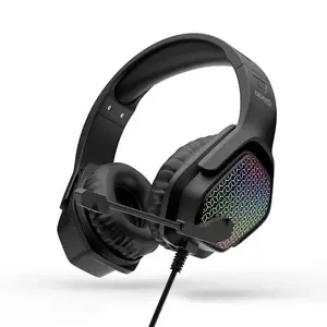 Faster BG500 Wired Gaming Headset – ENC Enabled Mic, Low Latency, RGB Lighting