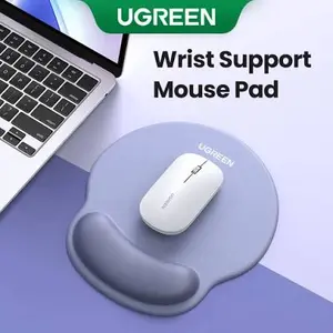 UGREEN Ergonomic Mouse Pad with Wrist Rest – Comfortable Non-Slip Mouse Mat for PC & Laptop