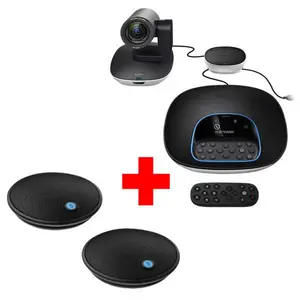 Logitech Expansion Microphones for Group Conference Camera - 2 Pack Extra Mics (989-000171)