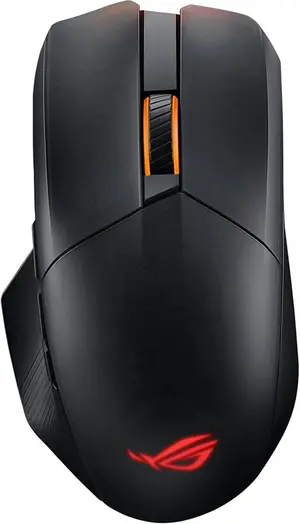 ASUS ROG Chakram X P708 Wireless Gaming Mouse – 36,000 DPI Optical Sensor, Tri-Mode Connectivity, Joystick Control, Qi Wireless Charging, RGB Gaming Mouse Black
