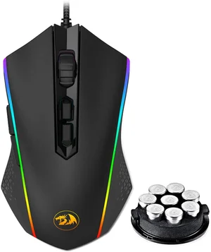 Redragon M710 Chroma RGB Wired Gaming Mouse 10000 DPI 7 Buttons Ergonomic Gaming Mouse for FPS MOBA Esports