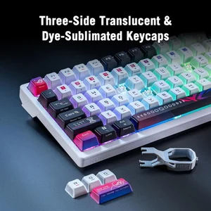 ASUS ROG Azoth X PBT Wireless Gaming Keyboard – NX Snow V2 RGB 75% Mechanical Keyboard