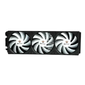 GFURY GF-360 BLACK HURRICAN 360mm ARGB Liquid CPU Cooler | Triple 120mm Fan High Performance AIO Cooling System for Gaming PC
