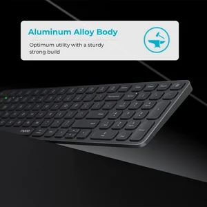 Rapoo 9350S Multi-Mode Wireless Keyboard & Mouse Combo – Slim 99-Key Scissor Keyboard, Bluetooth 4.0/5.0 & 2.4GHz