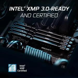 Kingston FURY Beast 16GB DDR5 6000MHz CL36 Desktop Gaming RAM – Non-RGB, Intel XMP/AMD EXPO