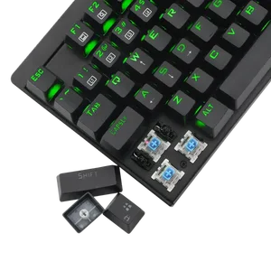 T-Dagger Escort TGK303 Wired Mechanical Gaming Keyboard with OUTEMU Mechanical Switches, Full Anti-Ghosting, LED Backlit, 104 Keys, USB Gaming Keyboard for PC